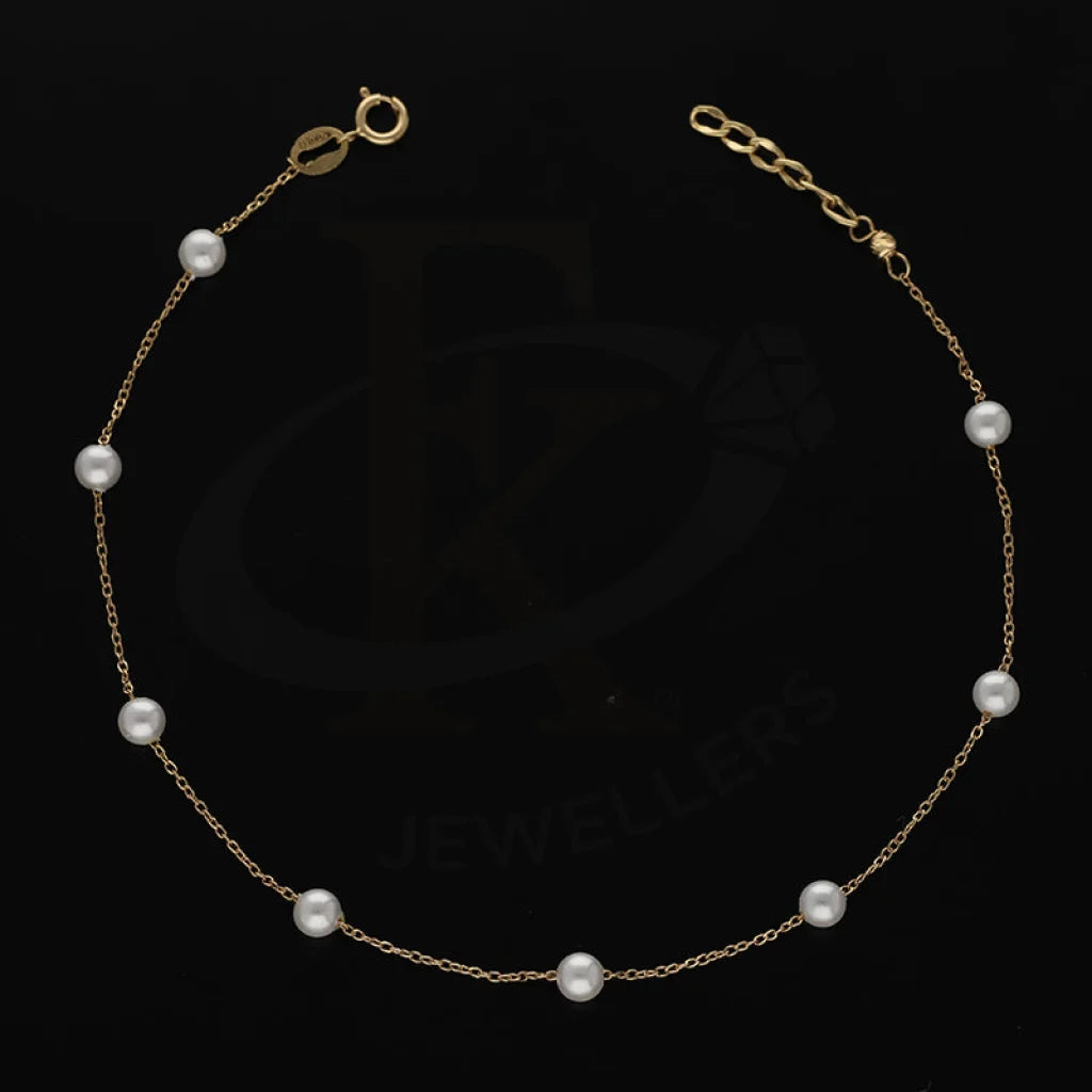 Gold Pearls Bracelet 18Kt - Fkjbrl18K5587 Bracelets