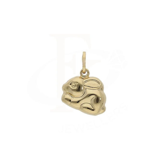 Gold Rabbit Shaped Pendant 18Kt - Fkjpnd18K2251 Pendants