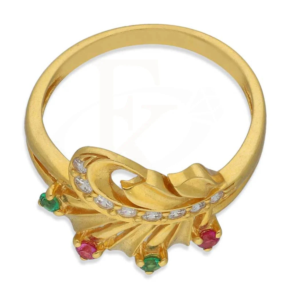 Gold Ring 22Kt - Fkjrn22K3154 Rings