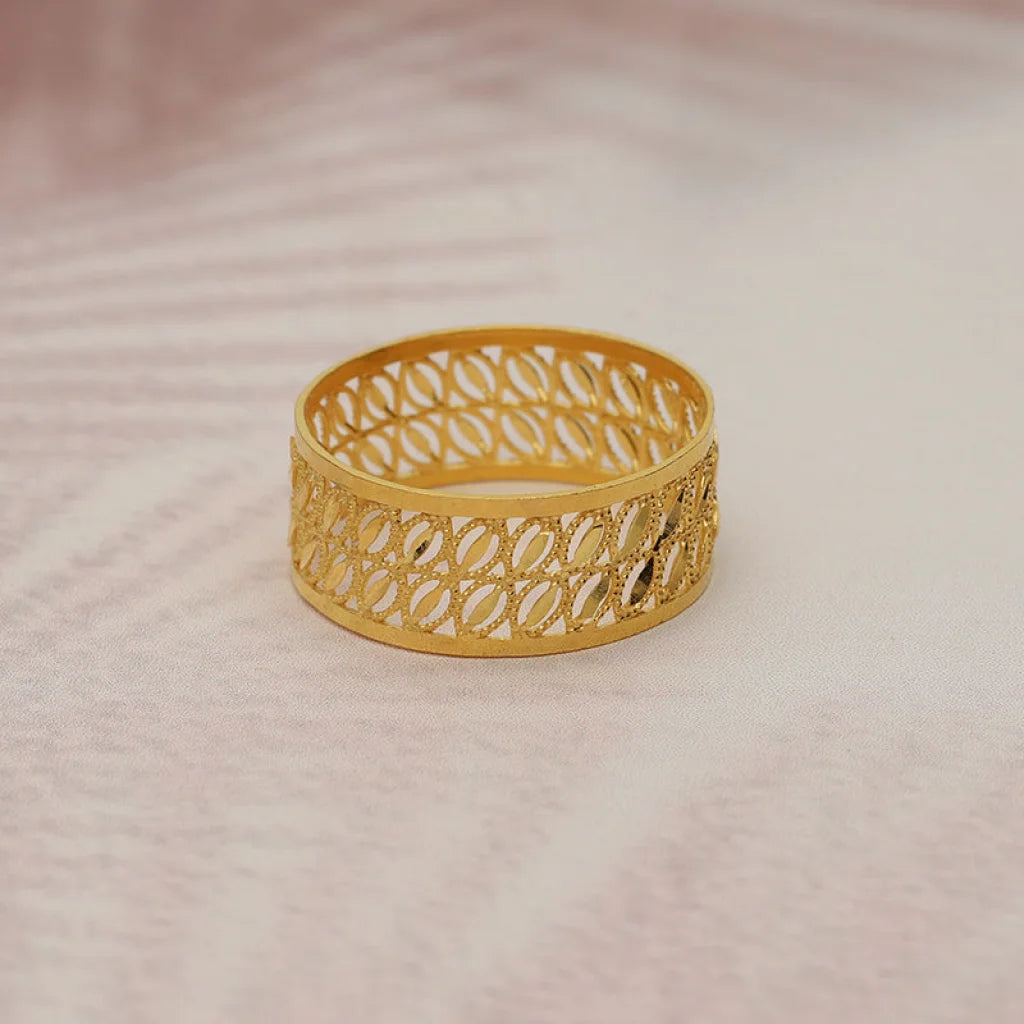 Gold Leaf Ring 22Kt - Fkjrn22K5056 Rings