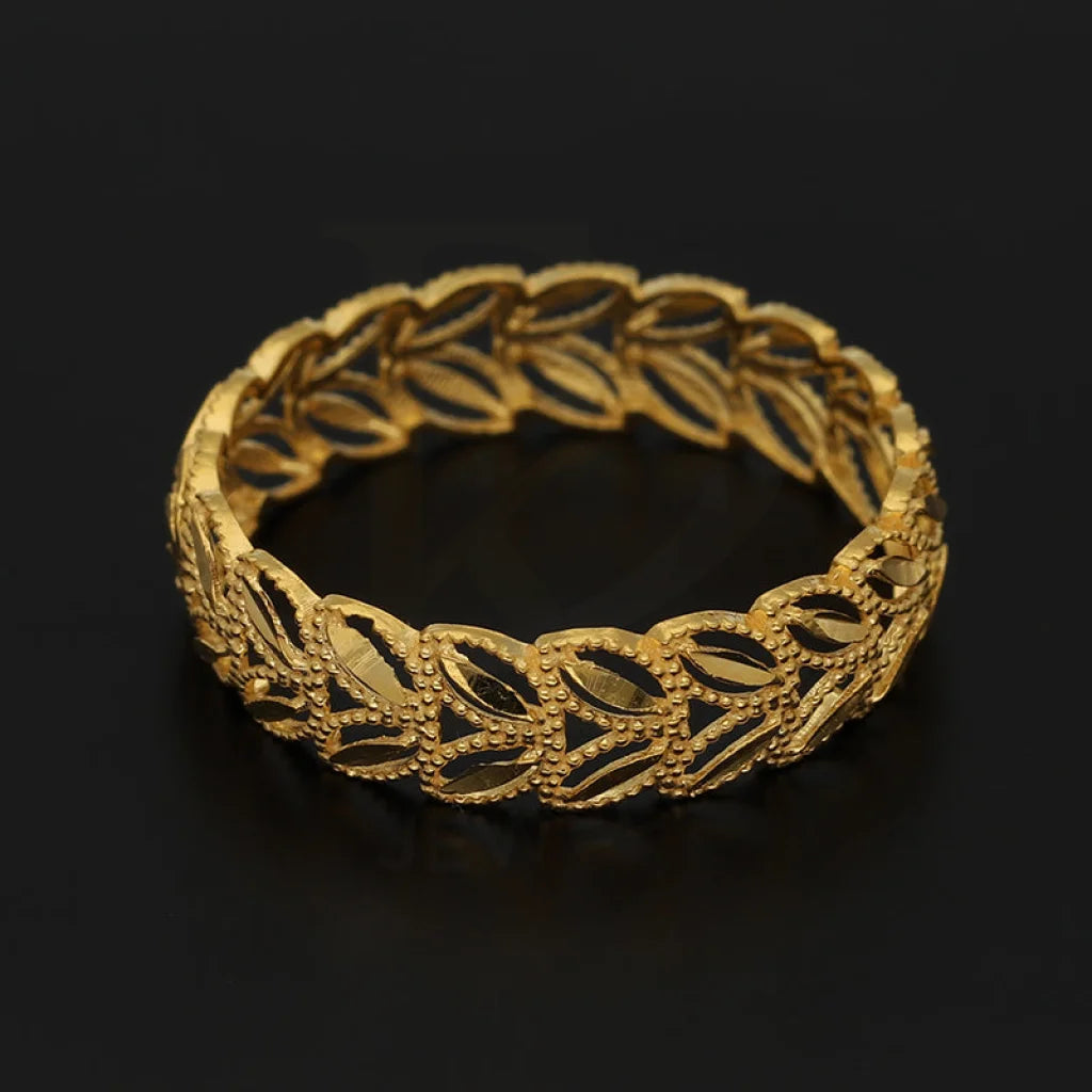 Gold Leaf Ring 22Kt - Fkjrn22K5059 Rings