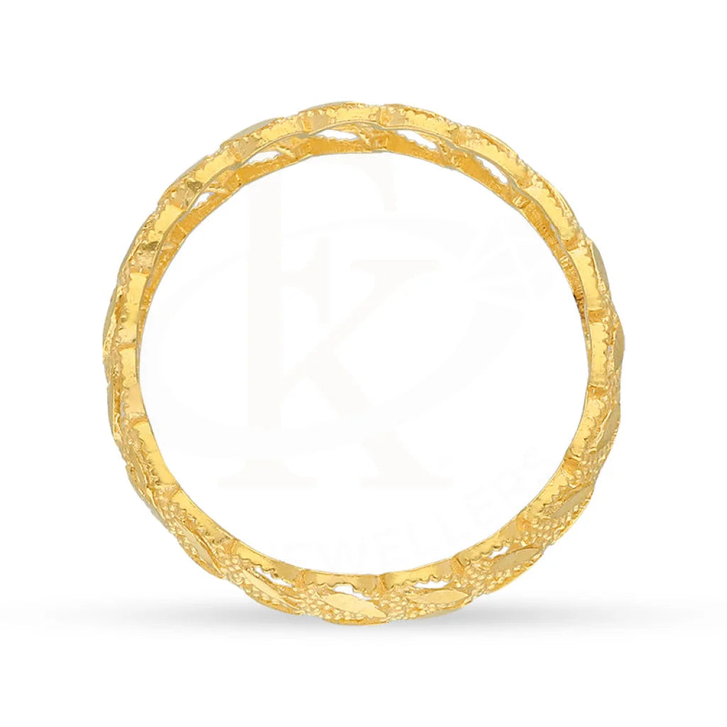 Gold Leaf Ring 22Kt - Fkjrn22K5059 Rings