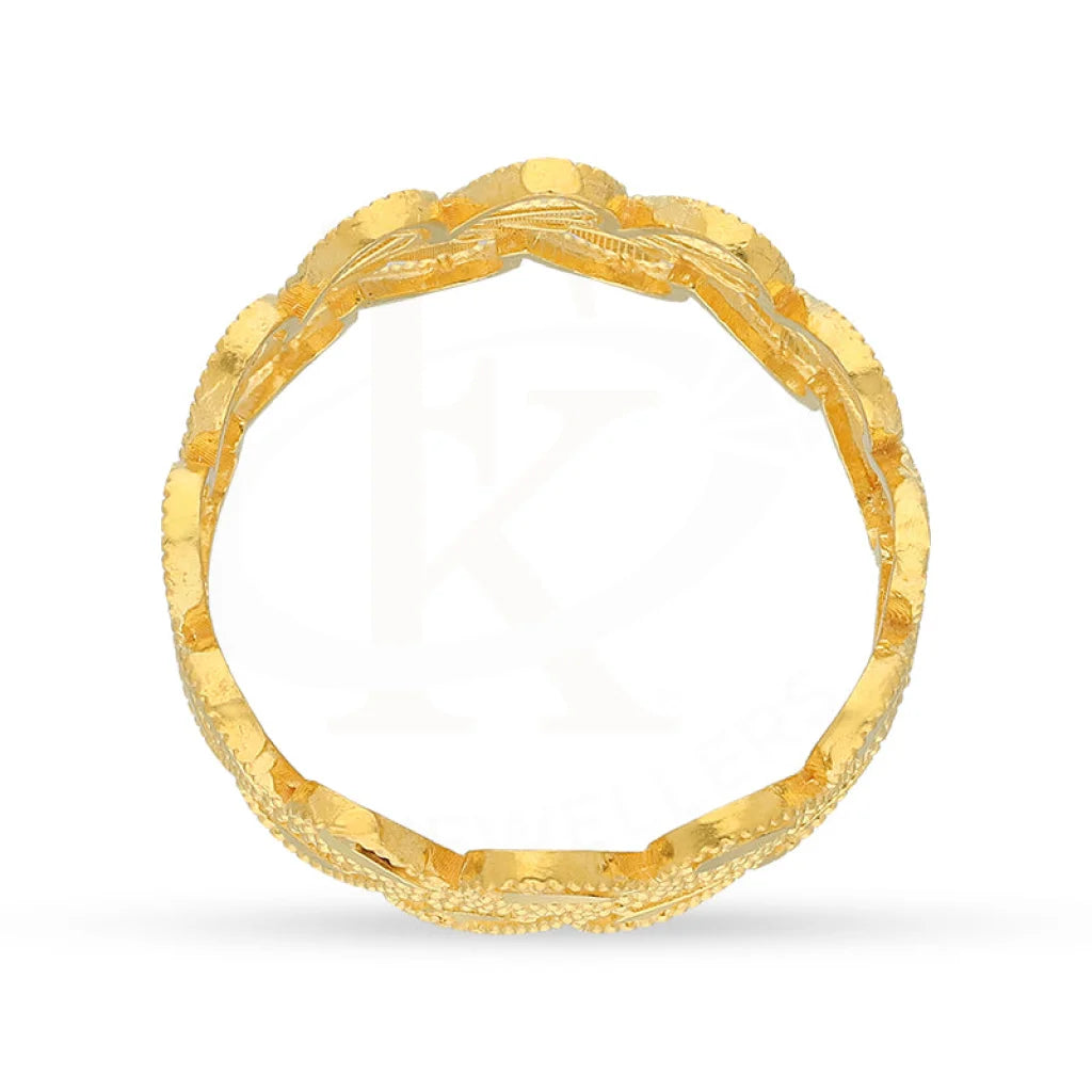 Gold Leaf Ring 22Kt - Fkjrn22K5061 Rings