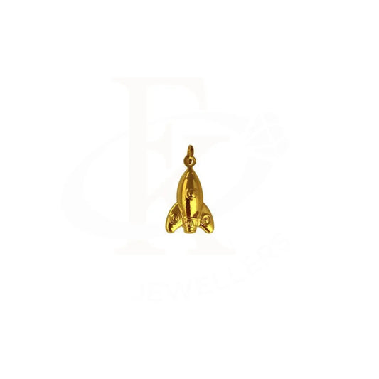 Gold Rocket Pendant 18Kt - Fkjpnd1792 Pendants