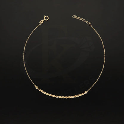 Gold Rope Anklet 18Kt - Fkjankl18K5267 Anklets