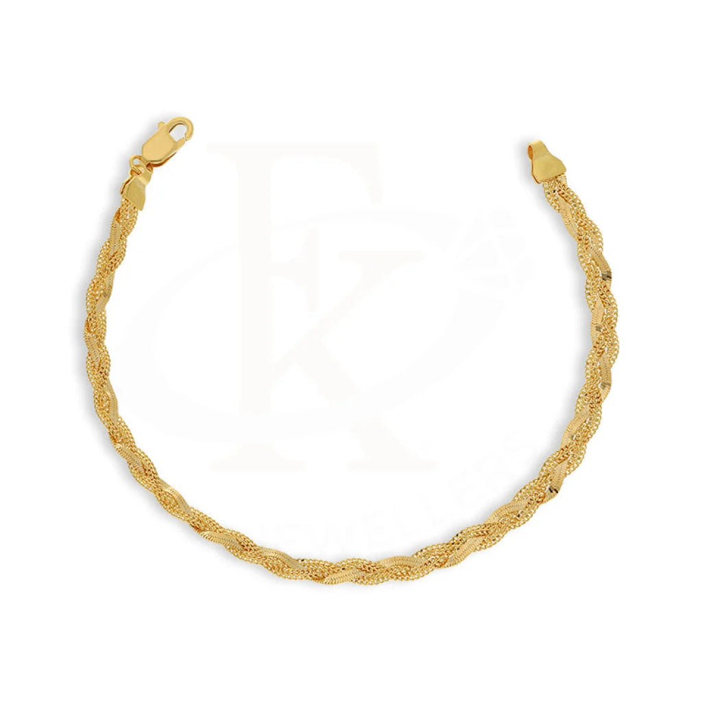 Gold Rope Bracelet 21Kt - Fkjbrl21Km5169 Bracelets