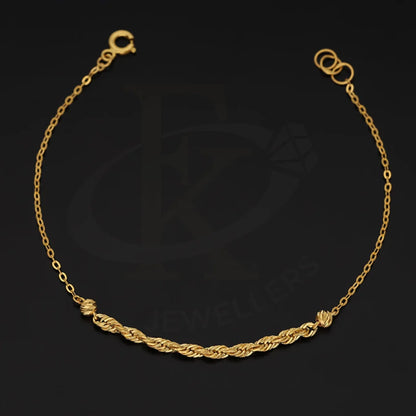 Gold Rope Bracelet 21Kt - Fkjbrl21Km5416 Bracelets