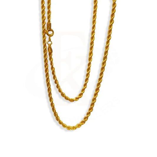 Gold Rope Chain 18Kt - Fkjcn2052 Chains