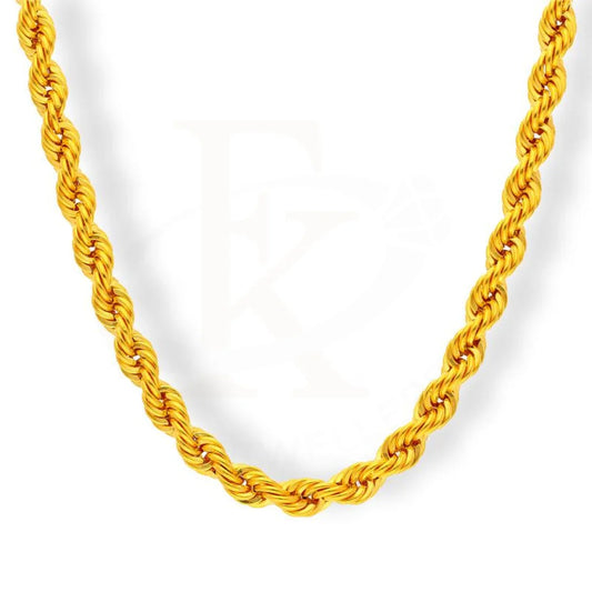 Gold Rope Chain 22Kt - Fkjcn22K2125 Chains