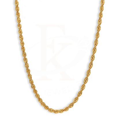 Gold Rope Chain 22Kt - Fkjcn22K5627 Chains