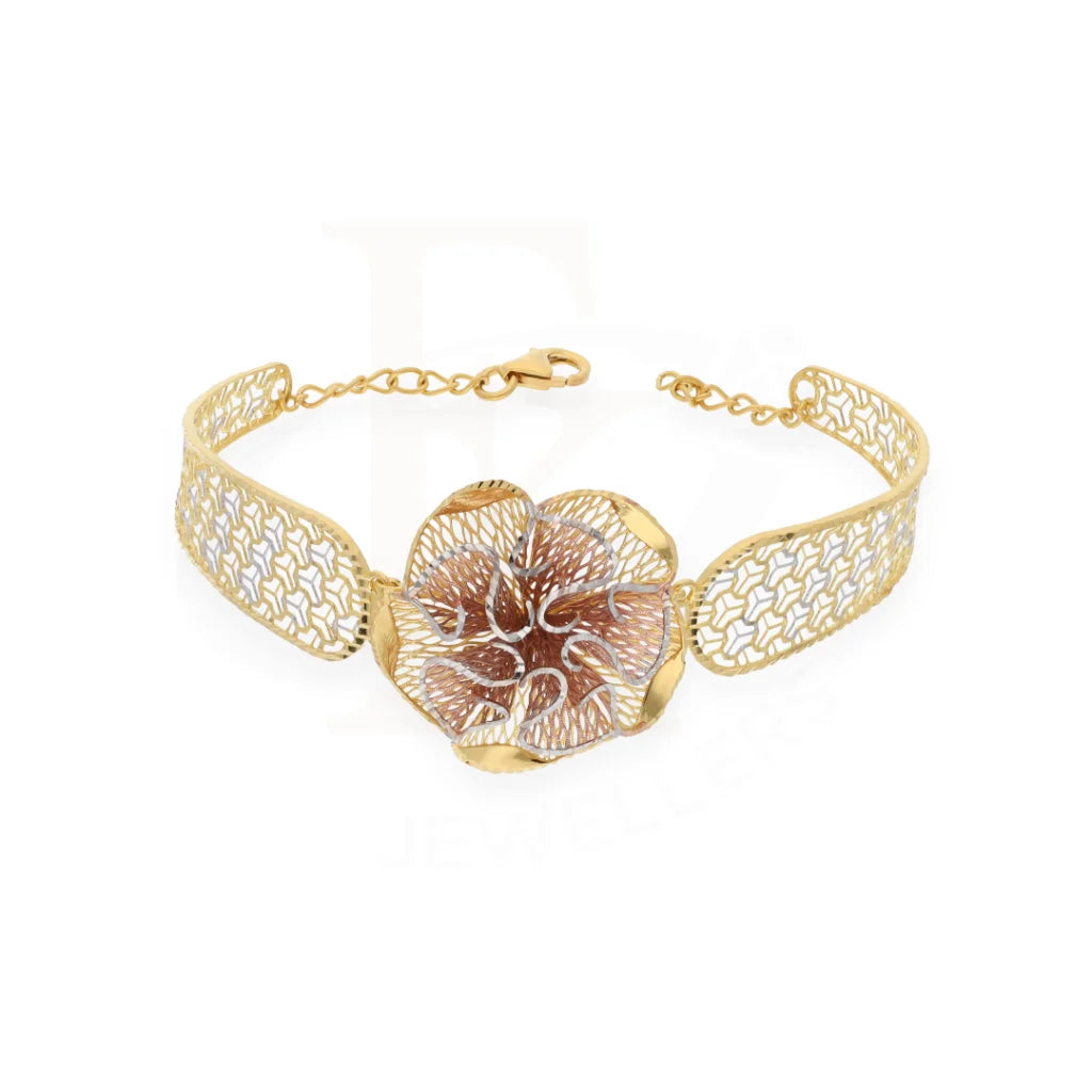 Gold Rose Bangle 21Kt - Fkjbng21Km8192 Bangles