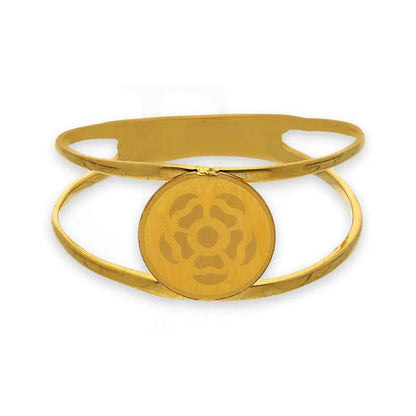 Gold Round Shaped Flower Ring 21Kt - Fkjrn21K2872 Rings