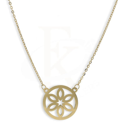 Gold Round Shaped Necklace 18Kt - Fkjnkl18K5279 Necklaces