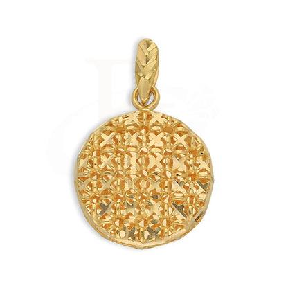 Gold Round Shaped Pendant 21Kt - Fkjpnd21K5126 Pendants