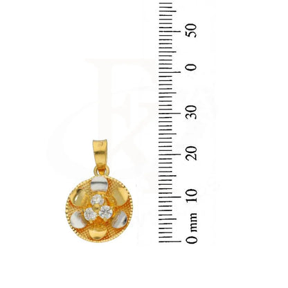 Gold Round Shaped Pendant 22Kt - Fkjpnd22K2750 Pendants