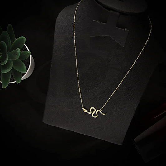 Gold Snake Necklace 18Kt - Fkjnkl18Km5365 Necklaces