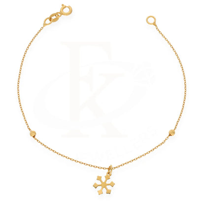 Gold Snowflake Bracelet 18Kt - Fkjbrl18K7796 Bracelets