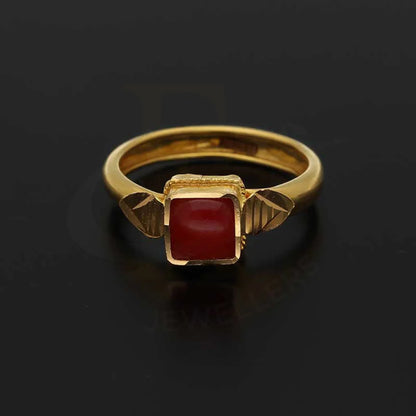 Gold Solitaire Baby Ring 22Kt - Fkjrn22K3819 Rings