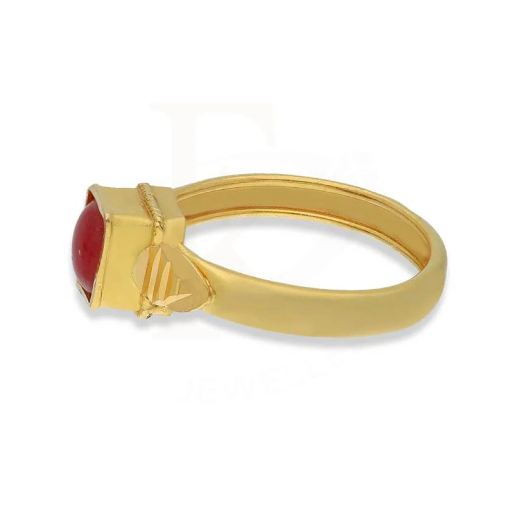 Gold Solitaire Baby Ring 22Kt - Fkjrn22K3819 Rings