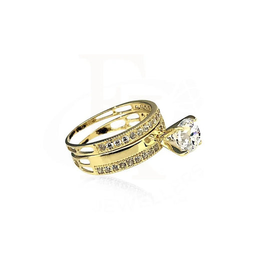 Gold Solitaire Ring 18Kt - Fkjrn1545 Rings