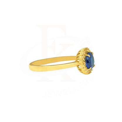 Gold Solitaire Ring 18Kt - Fkjrn1651 Rings