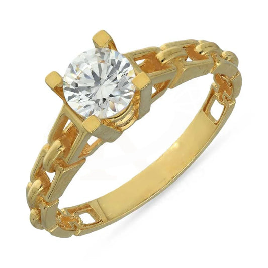 Gold Solitaire Ring 18Kt - Fkjrn18K3097 Rings