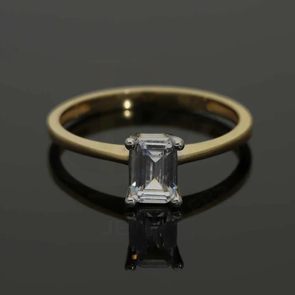 Gold Solitaire Ring 18Kt - Fkjrn18K3125 Rings