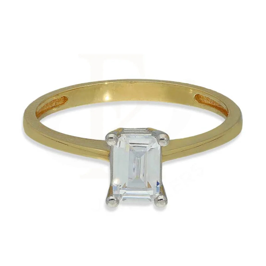 Gold Solitaire Ring 18Kt - Fkjrn18K3125 Rings