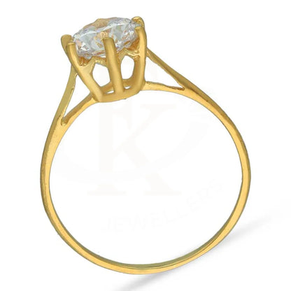 Gold Solitaire Ring 18Kt - Fkjrn18K3446 Rings