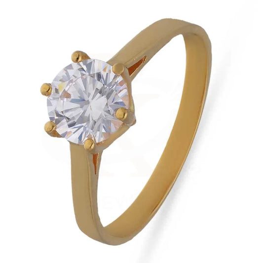 Gold Solitaire Ring 18Kt - Fkjrn18K3542 Rings