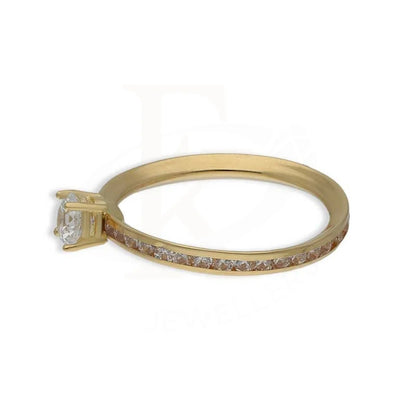 Gold Solitaire Ring 18Kt - Fkjrn18K3796 Rings