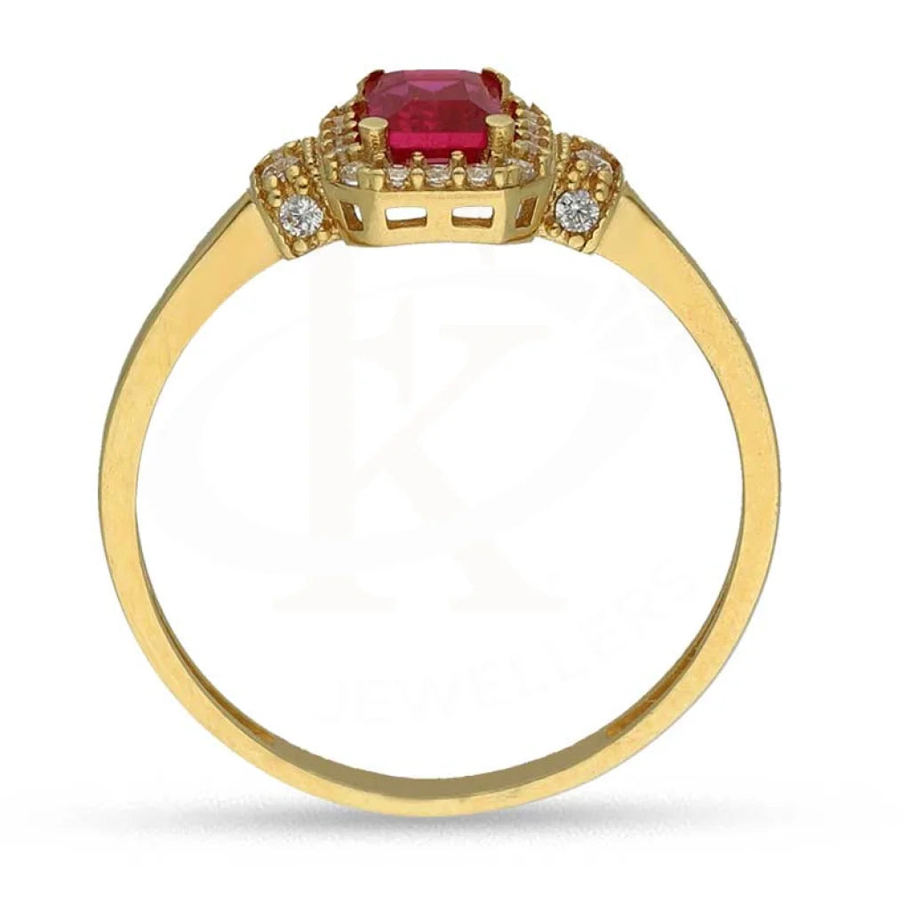 Gold Solitaire Ring 18Kt - Fkjrn18K3849 Rings