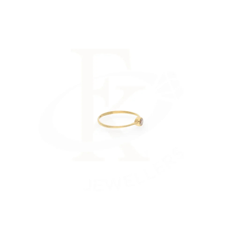 Solitaire Gold Ring 18Kt - Fkjrn18K7891 Rings