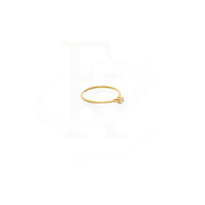 Gold Solitaire Ring 18Kt - Fkjrn18K7904 Rings