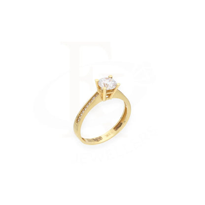 Gold Solitaire Ring 18Kt - Fkjrn18K7905 Rings