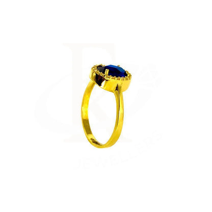 Gold Solitaire Ring 18Kt - Fkjrn2012 Rings