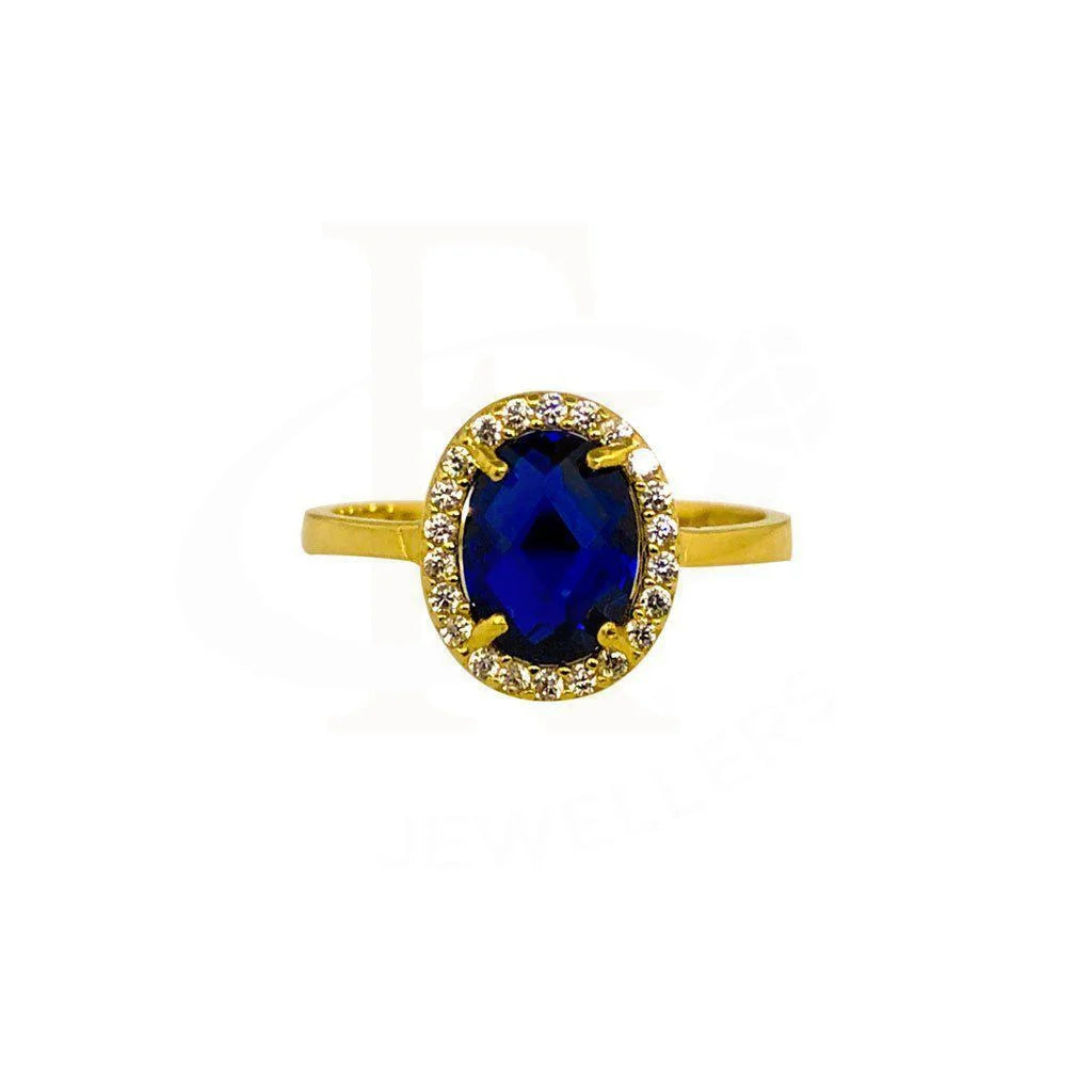 Gold Solitaire Ring 18Kt - Fkjrn2012 Rings