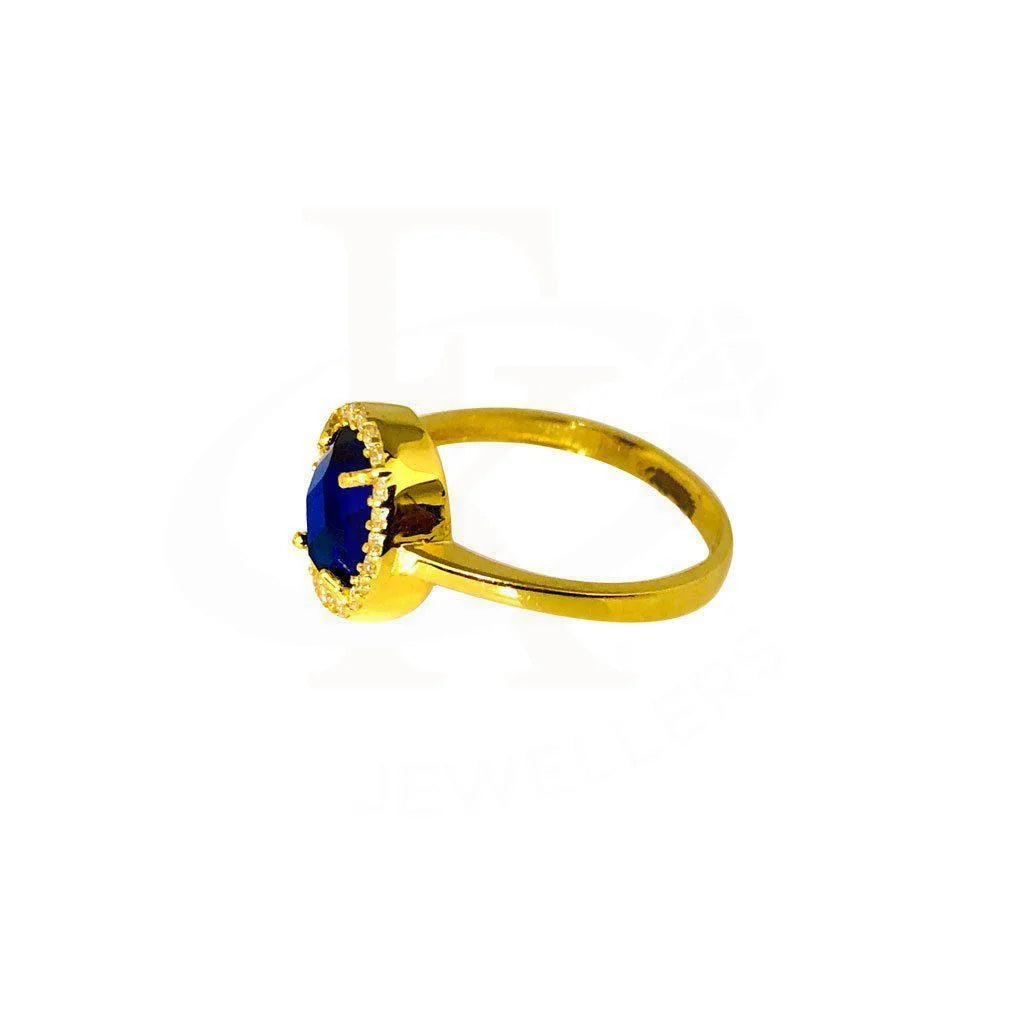 Gold Solitaire Ring 18Kt - Fkjrn2012 Rings