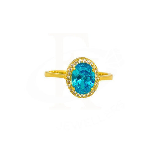 Gold Solitaire Ring 18Kt - Fkjrn2014 Rings