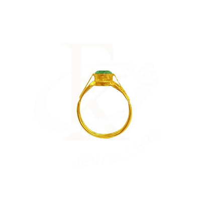 Gold Solitaire Ring 22Kt - Fkjrn2022 Rings