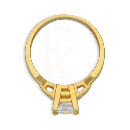 Gold Solitaire Ring 22Kt - Fkjrn22K5045 Rings