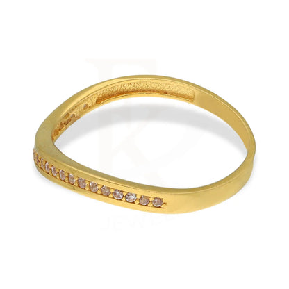 Gold Solitaire Twins Ring 22Kt - Fkjrn22K5075 Rings