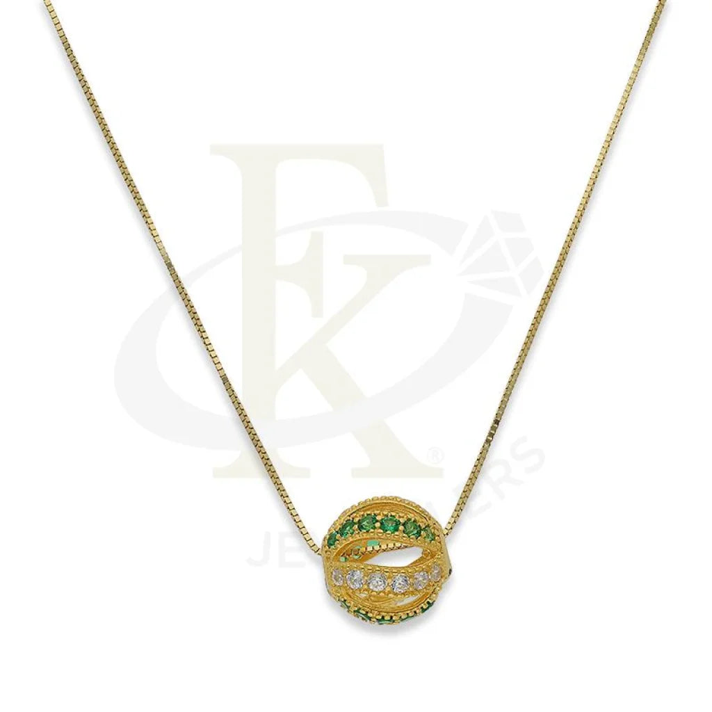 Gold Sphere Necklace 18Kt - Fkjnkl18K2287 Necklaces