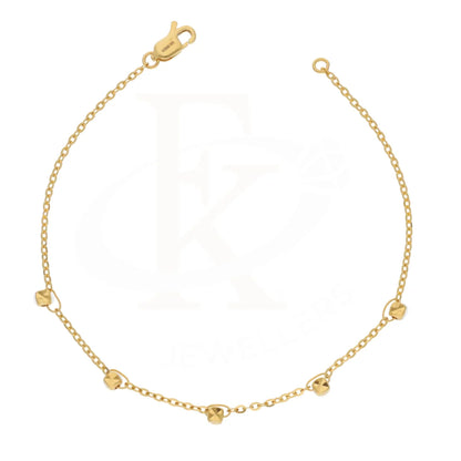 Gold Square Bead Station Bracelet - Fkjbrl21Km8632 Bracelets