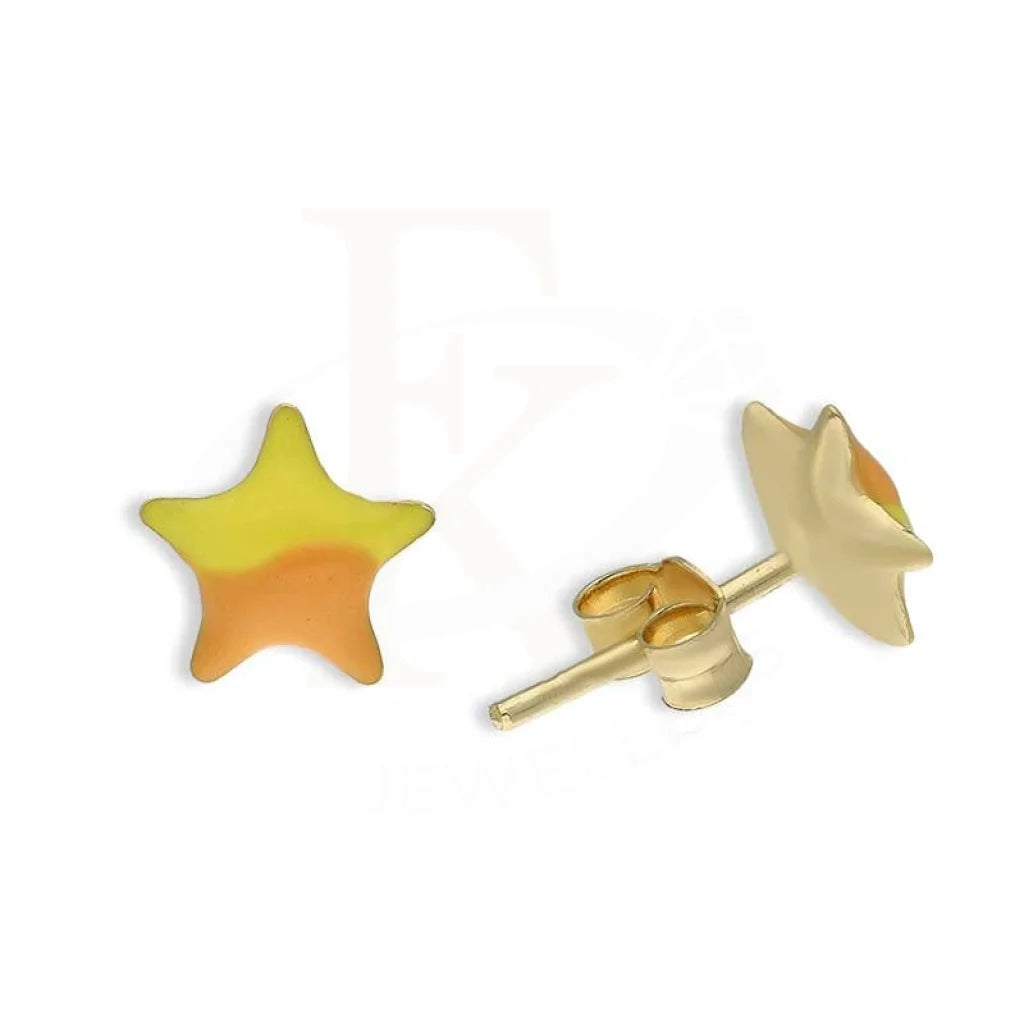 Gold Star Baby Pendant Set (Necklace And Earrings) 18Kt - Fkjnklst18K2430 Sets