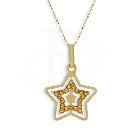 Gold Star Necklace 18Kt - Fkjnkl1992 Necklaces