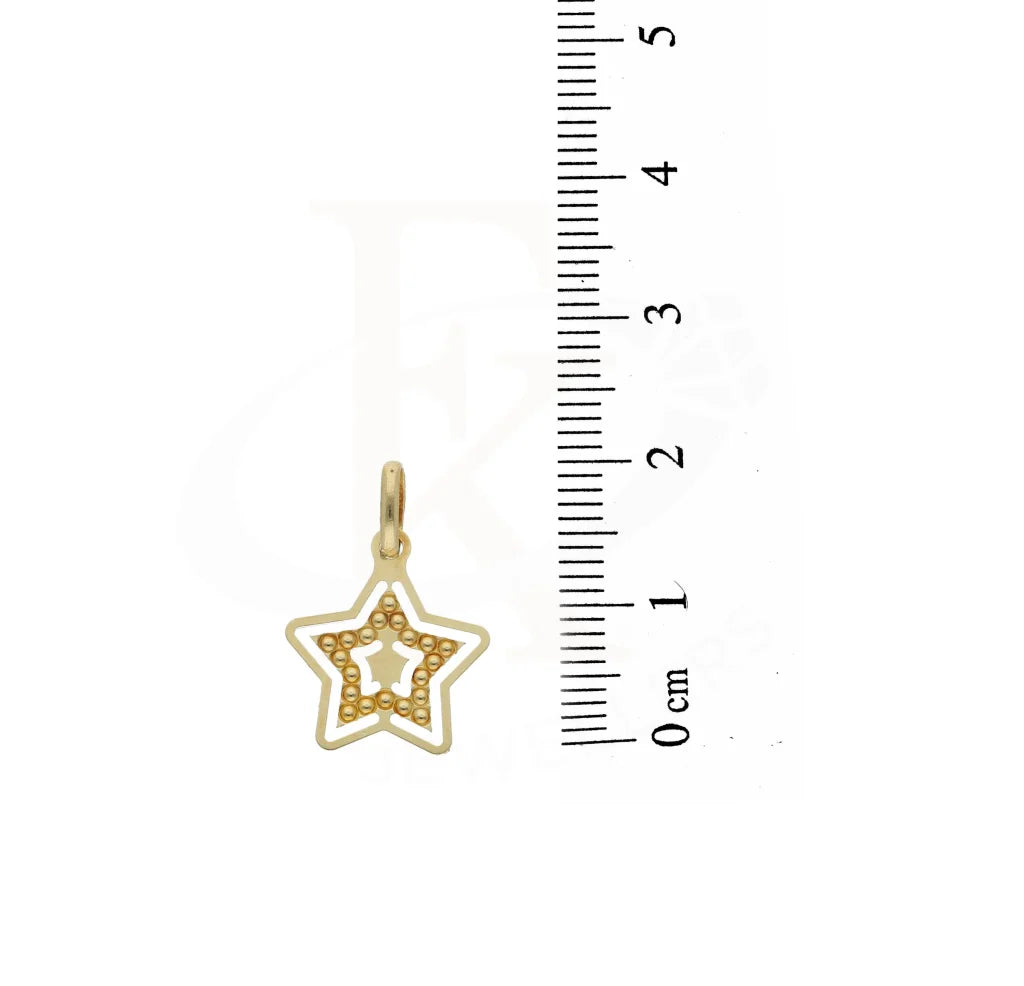 Gold Star Pendant 18Kt - Fkjpnd1992 Pendants