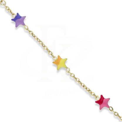 Gold Star Shaped Baby Bracelet 18Kt - Fkjbrl18K2983 Bracelets