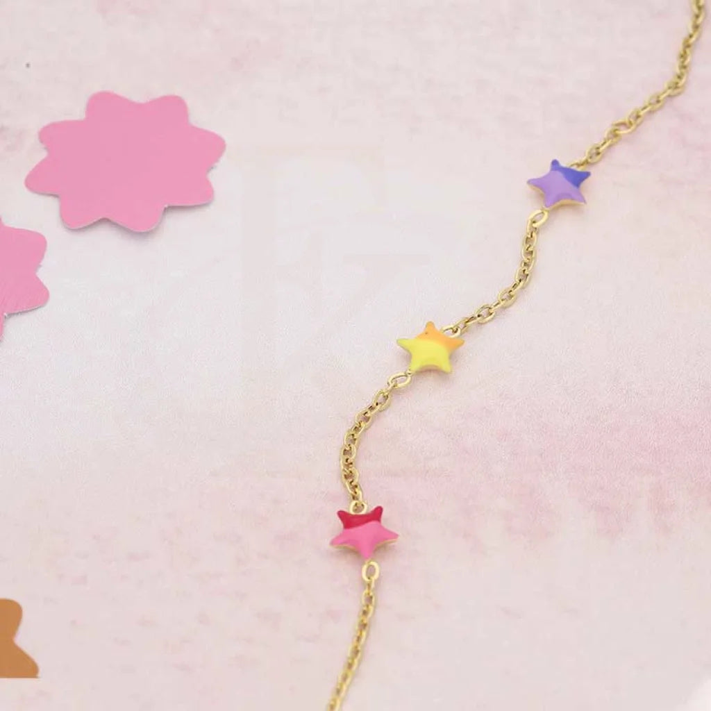 Gold Star Shaped Baby Bracelet 18Kt - Fkjbrl18K2983 Bracelets