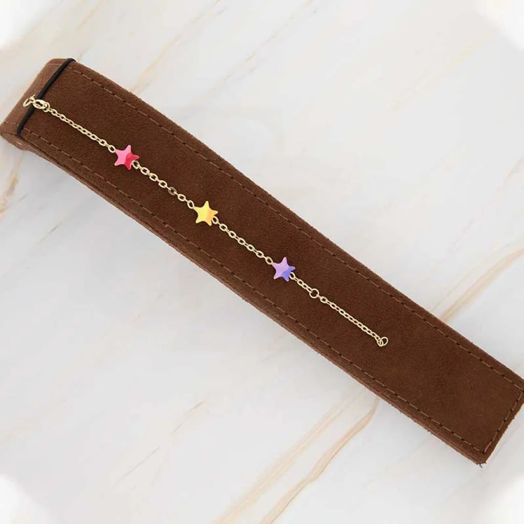 Gold Star Shaped Baby Bracelet 18Kt - Fkjbrl18K2983 Bracelets